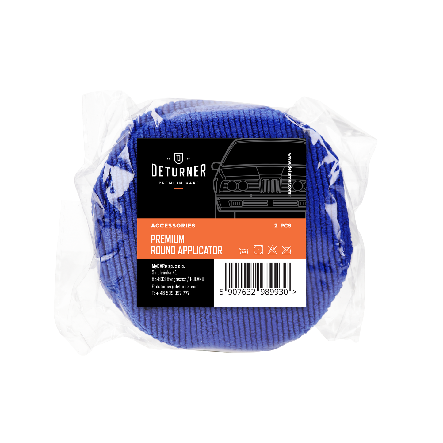 DETURNER Premium Round Applicator - 2 pcs